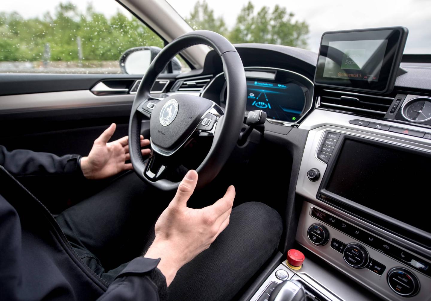 Continental presents autonomous driving car