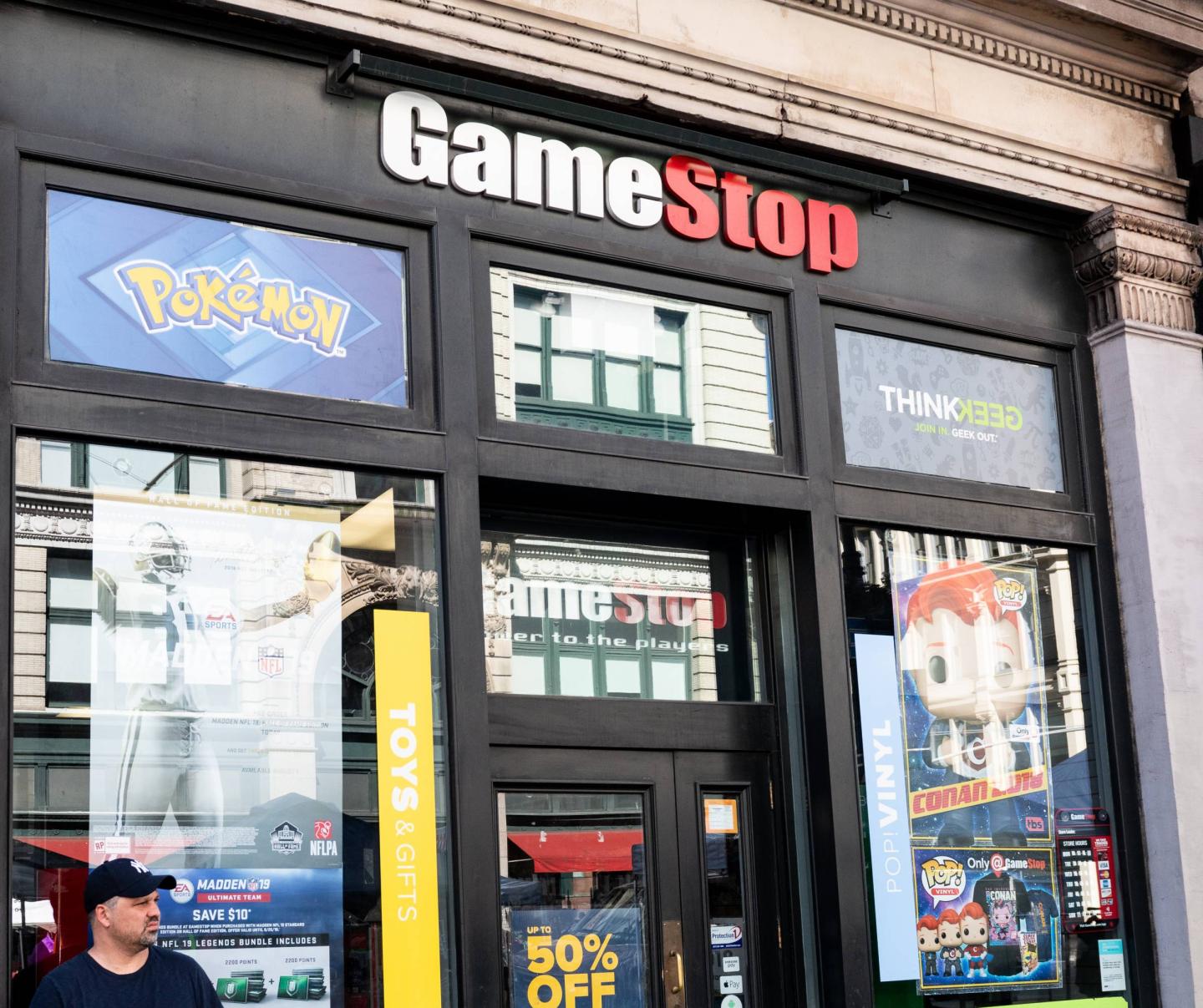 Game Stop store in New York City