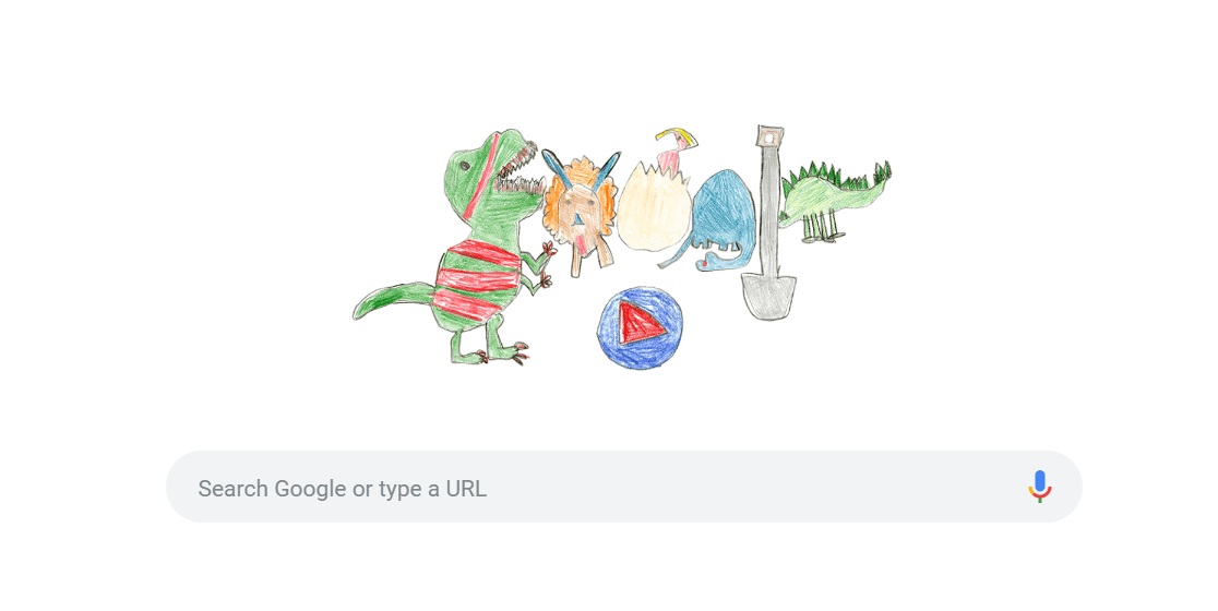 google doodle Jan 8 2019