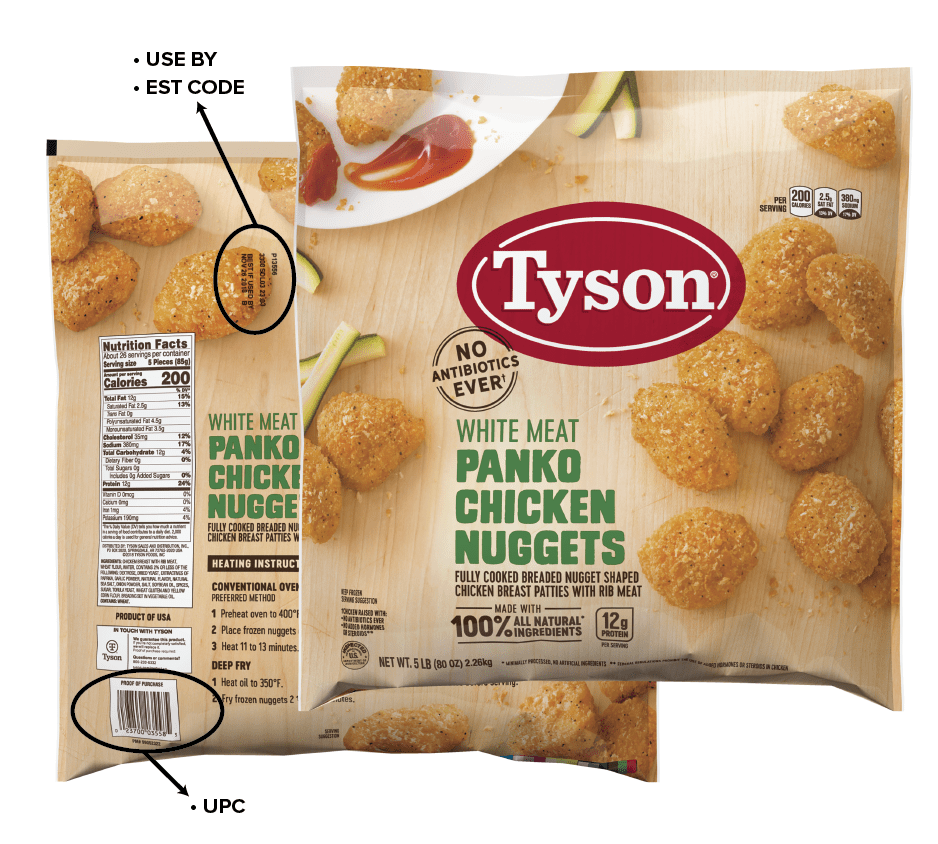 panko chicken nugget recall