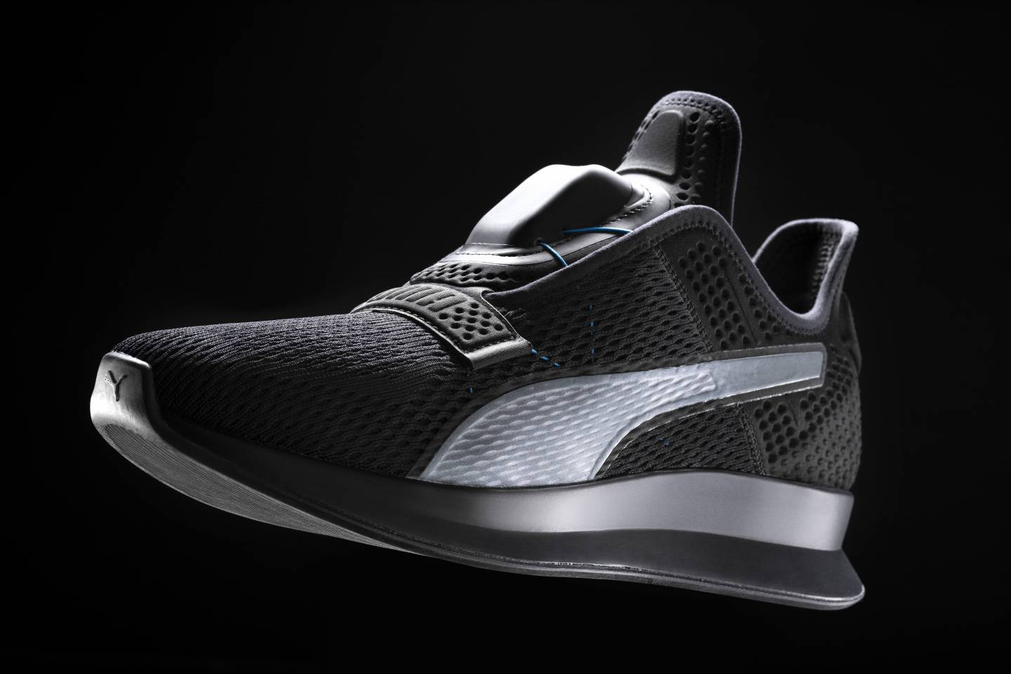 Puma unveiled its self-lacing sneaker, the Puma FI.