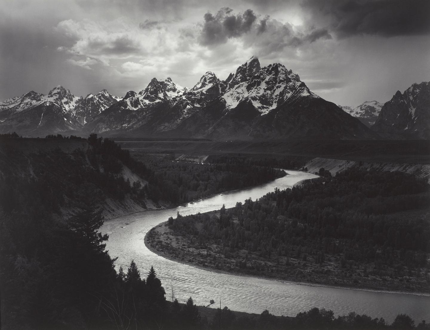 The Tetons and Snake River, Grand Teton National Park, Wyoming Ansel Adams (American, 1902–1984) 1942 Photograph, gelatin silver print *The Lane Collection *© The Ansel Adams Publishing Rights Trust *Courtesy, Museum of Fine Arts, Boston