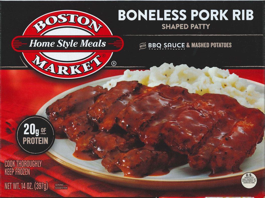 boston market frozen food recall