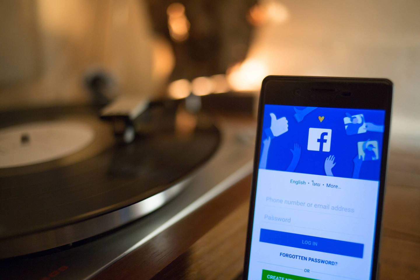 The Facebook application seen displayed on a Android