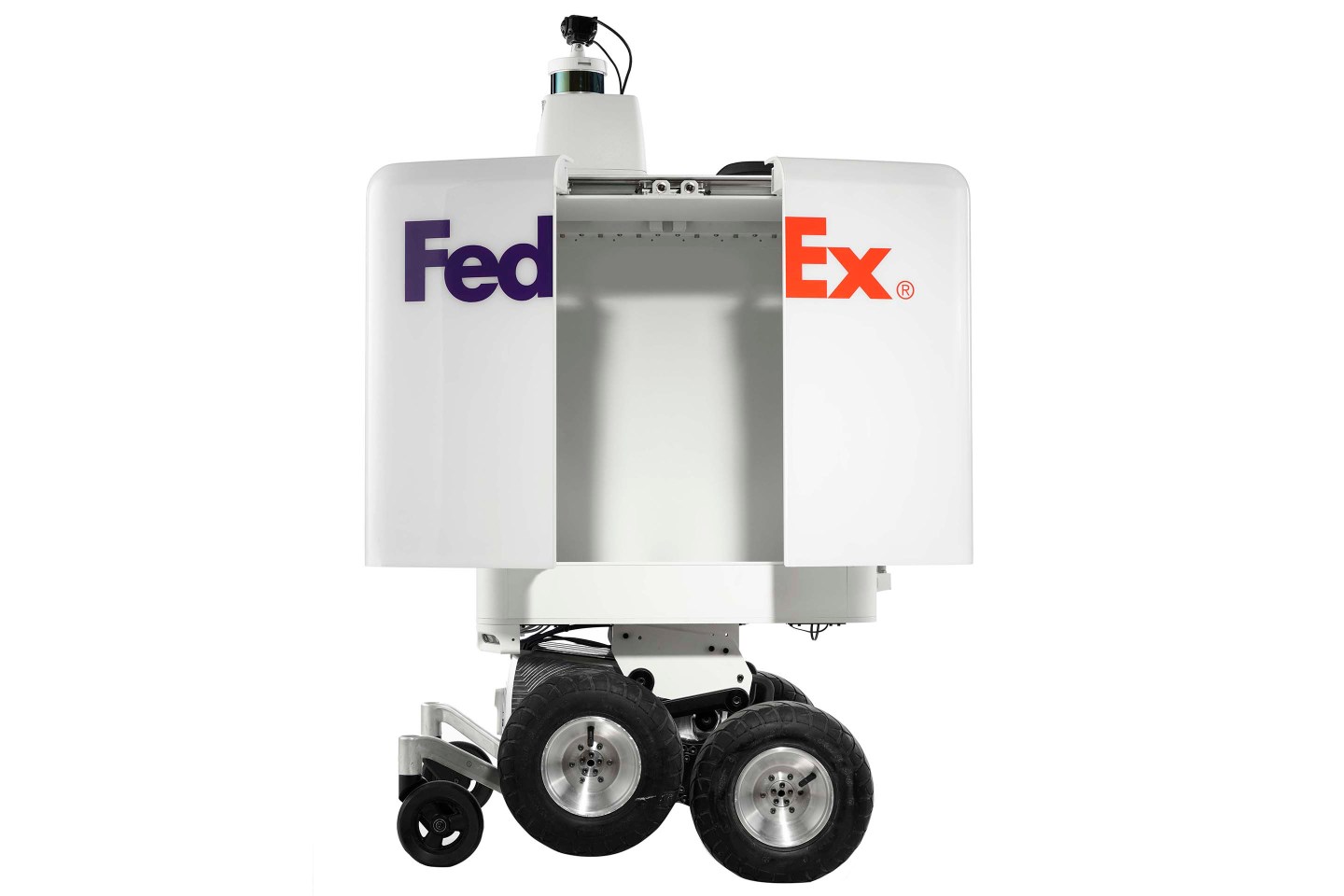 fedex robot delivers horizontal