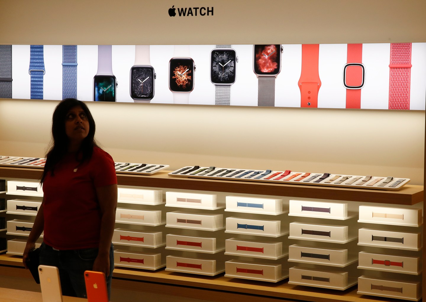 New Apple Store Opens At The Champs Elysee In Paris