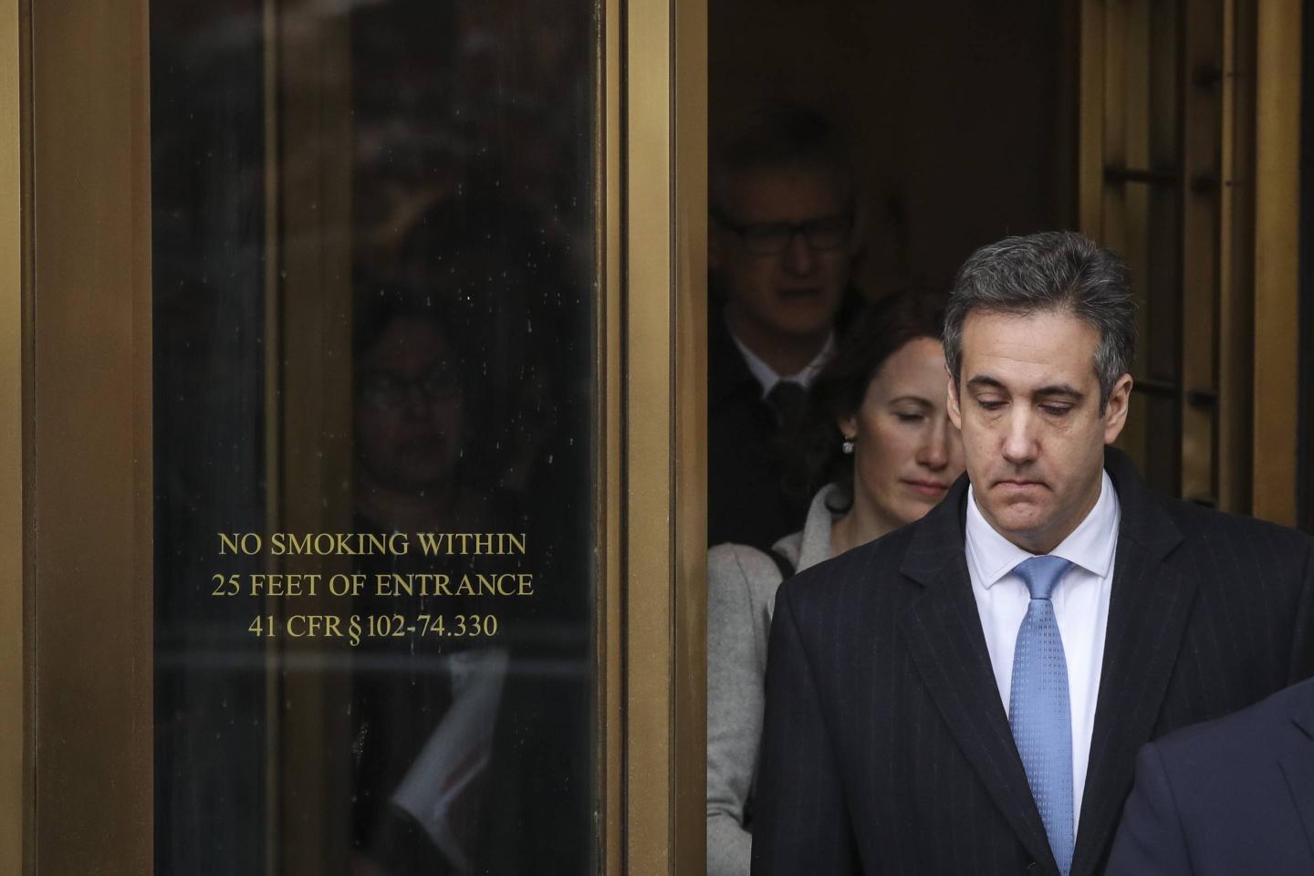 Former Trump Lawyer Michael Cohen Attends His Sentencing Hearing