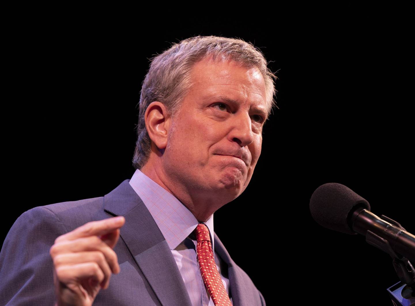 Mayor Bill de Blasio speaks during 33rd Brooklyn Tribute to
