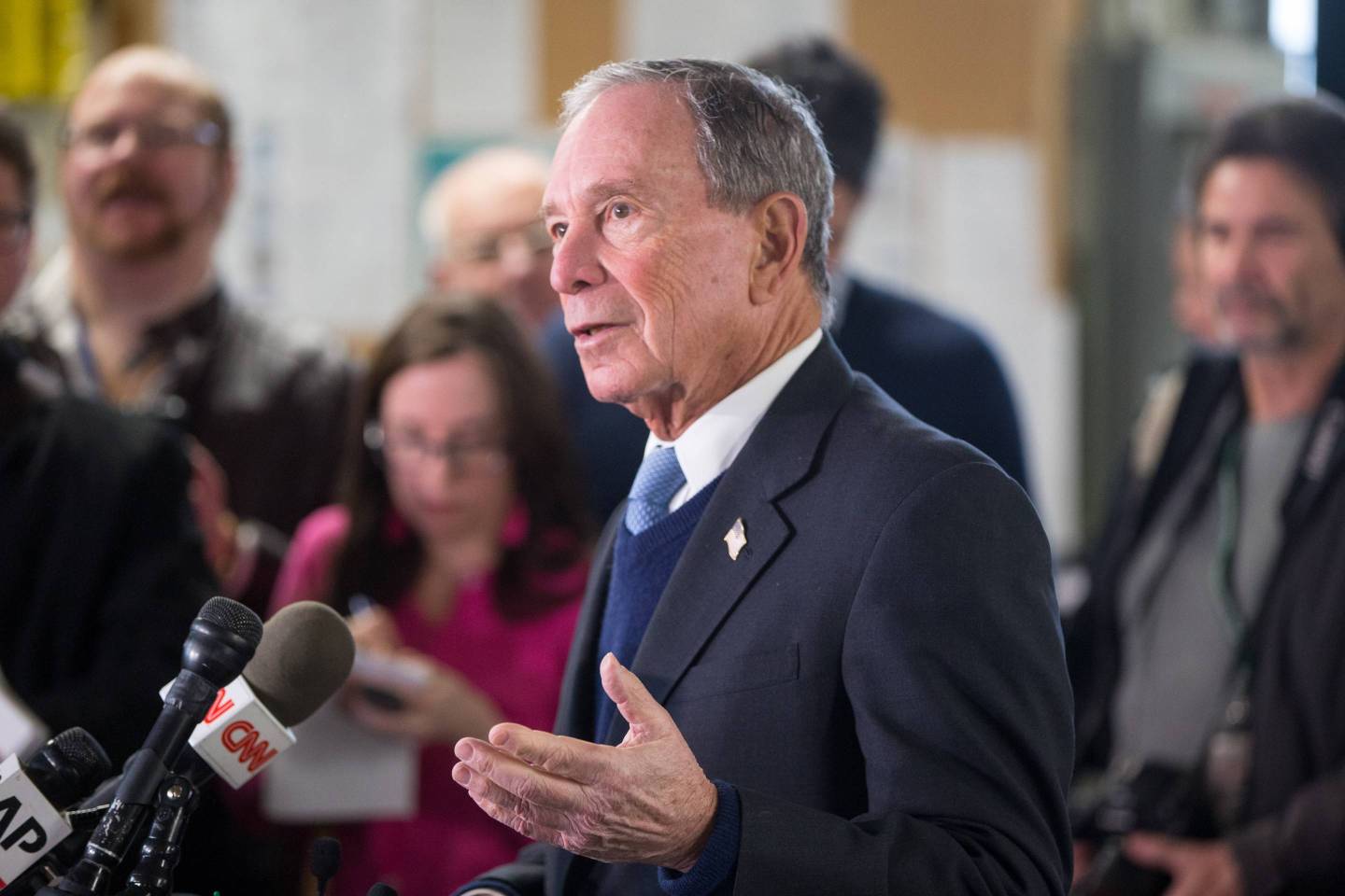 Michael Bloomberg Visits New Hampshire For Exploratory Trip