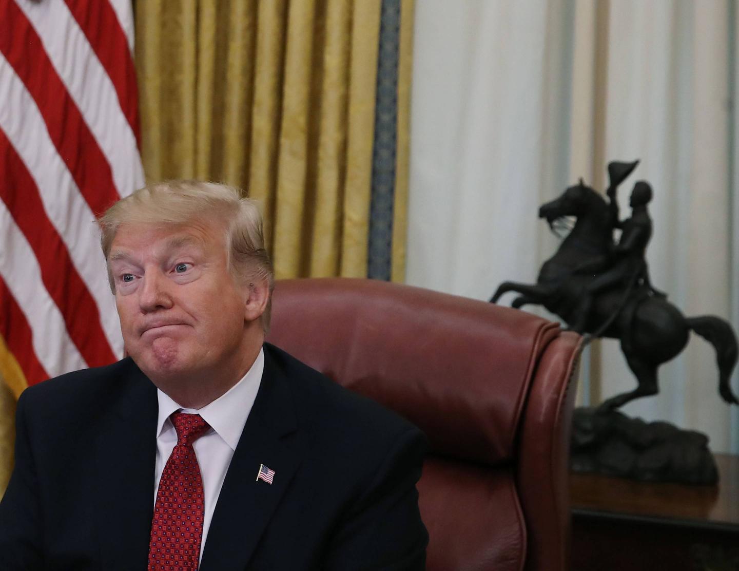 President Trump Meets With China's Vice Premier Liu He At The White House
