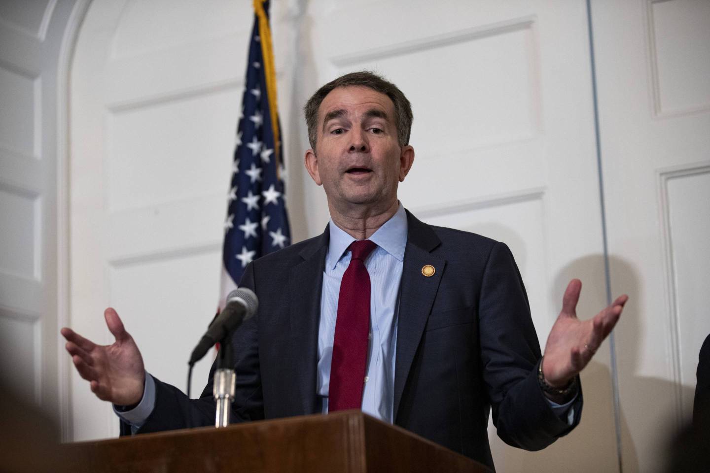 VA Governor Northam Holds Press Conference To Address Racist Yearbook Photo