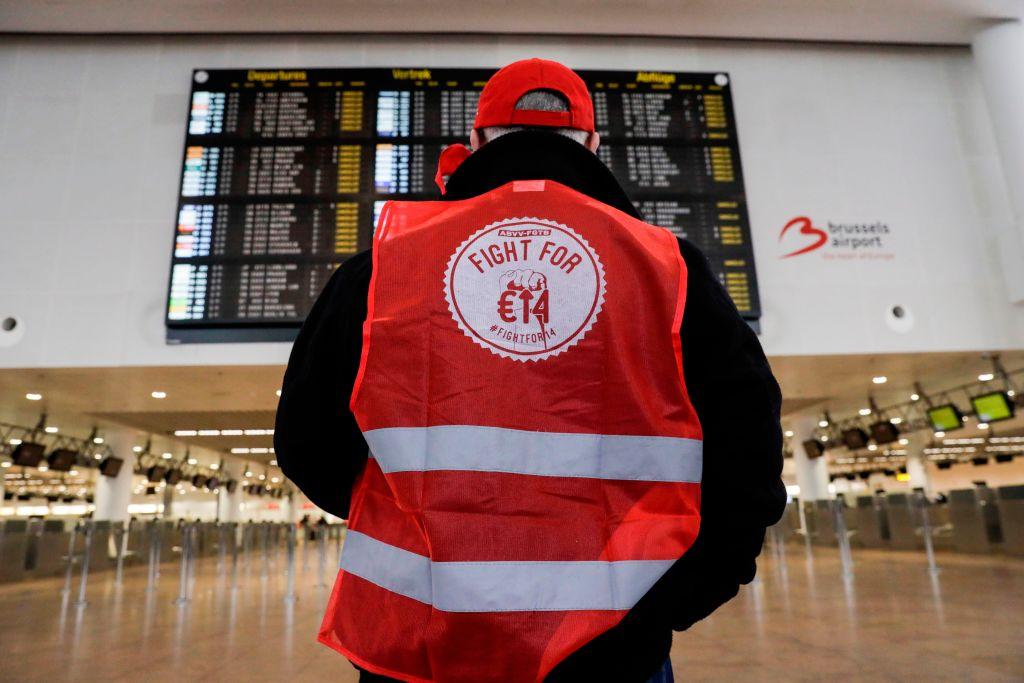 BELGIUM-TRANSPORT-STRIKE
