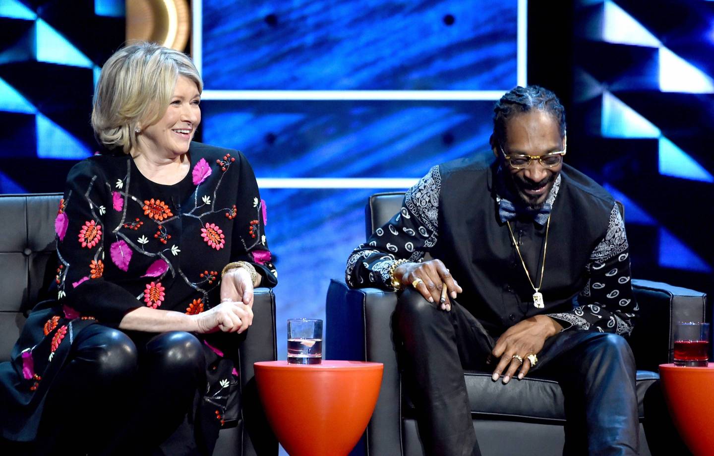 Martha Stewart with Snoop Dogg