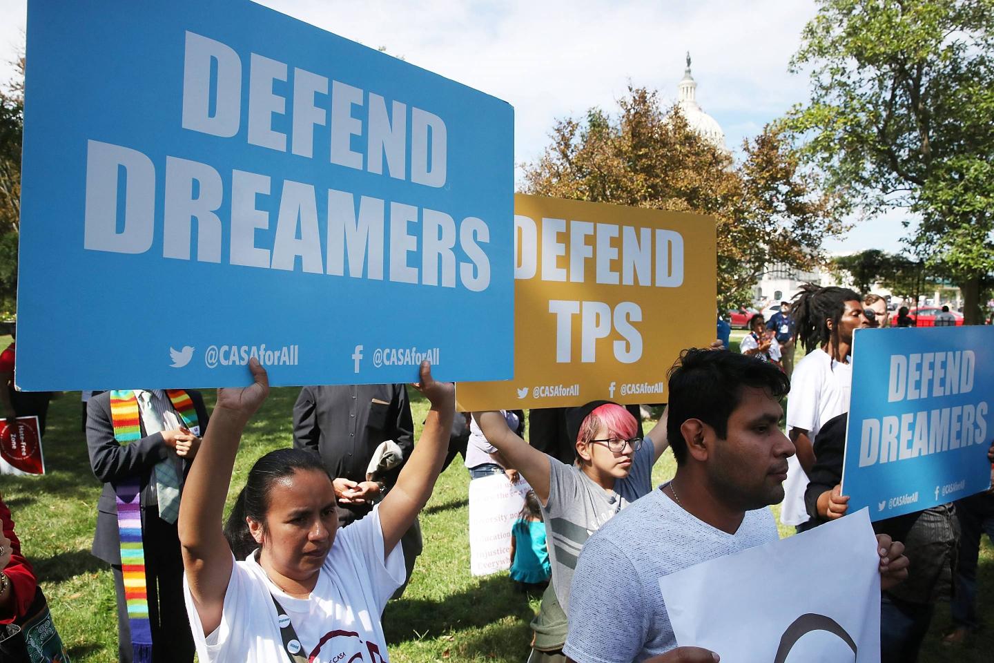 Activists Demonstrate Outside U.S. Capitol For Passage Of Clean Dream Act