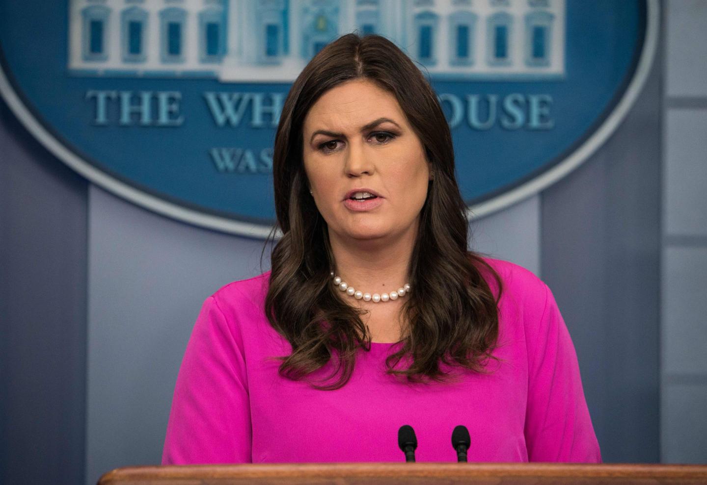 White House Press Secretary Sarah Huckabee Sanders