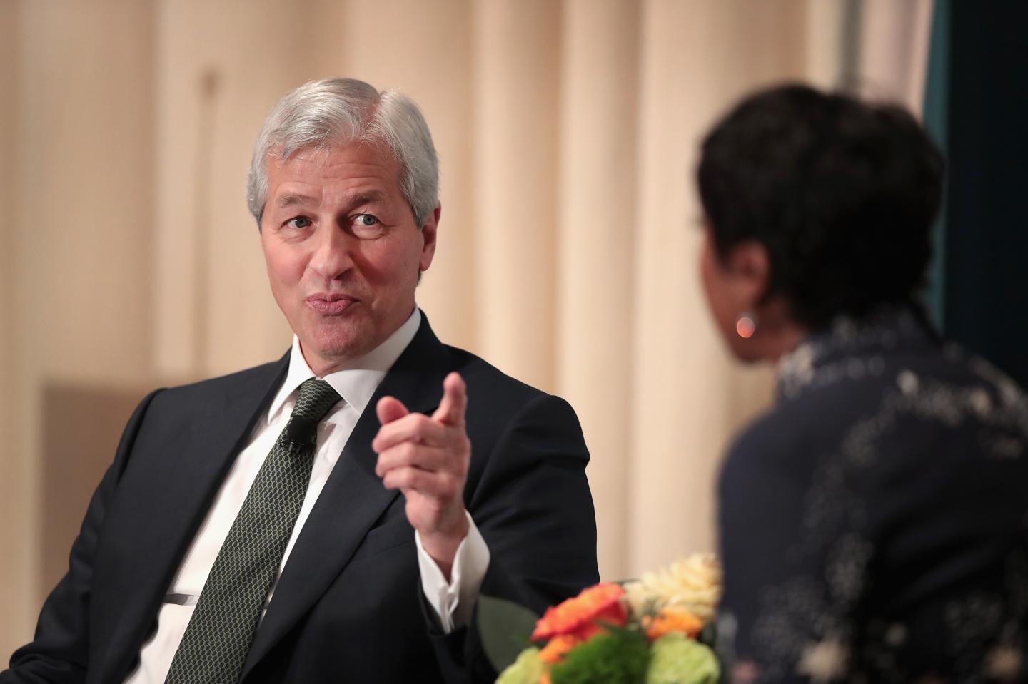 JPMorgan Chase CEO Jamie Dimon Speaks At Economic Club of Chicago