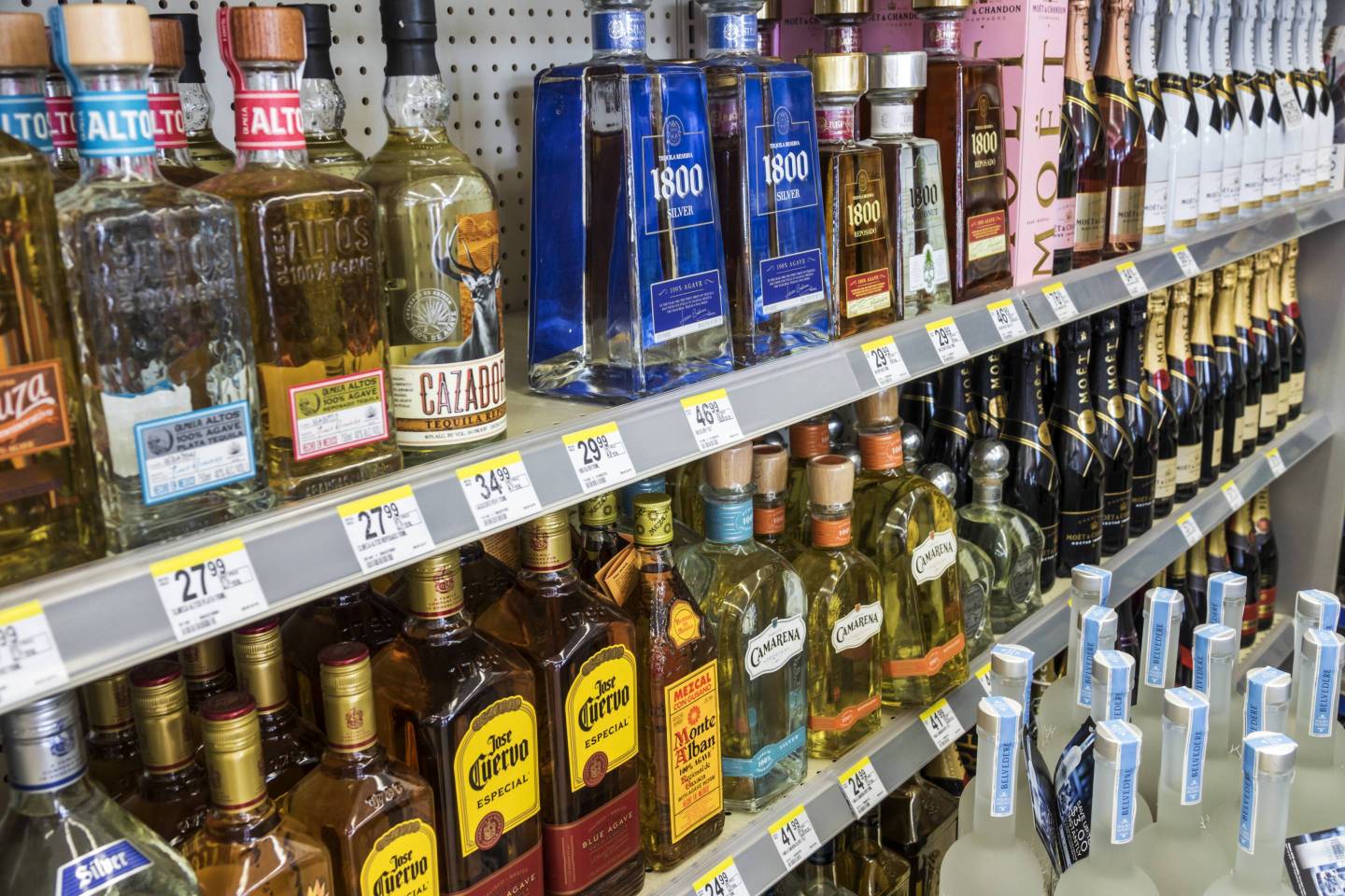 Florida, Miami Beach, Liquor Display