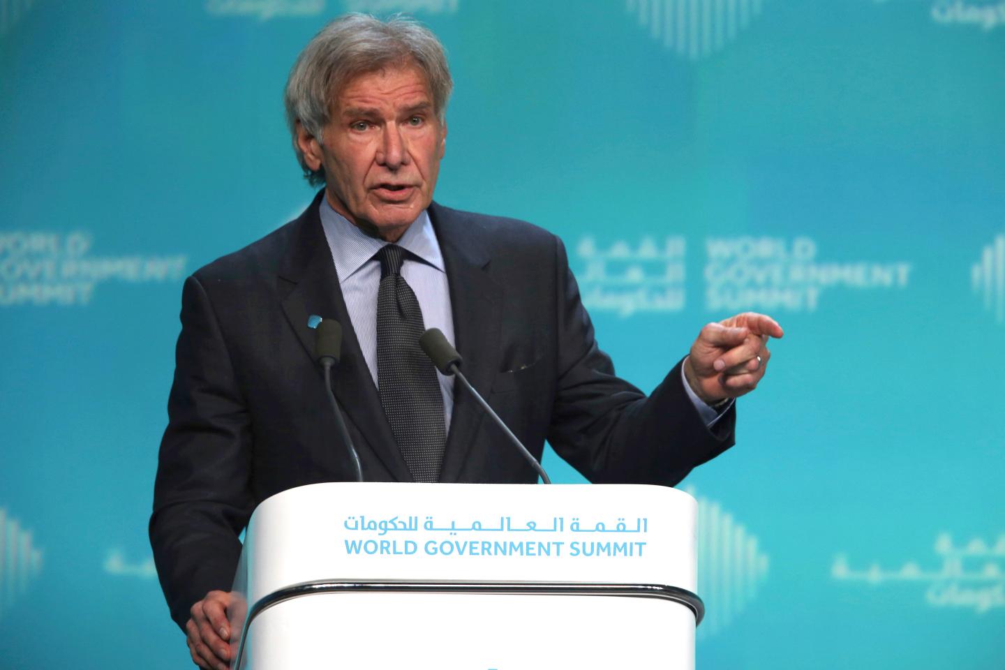 Emirates People Harrison Ford, Dubai, United Arab Emirates - 12 Feb 2019
