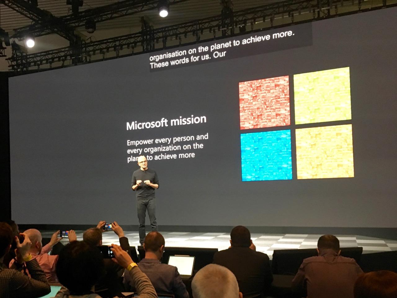 microsoft ceo satya nadella introduces hololens 2