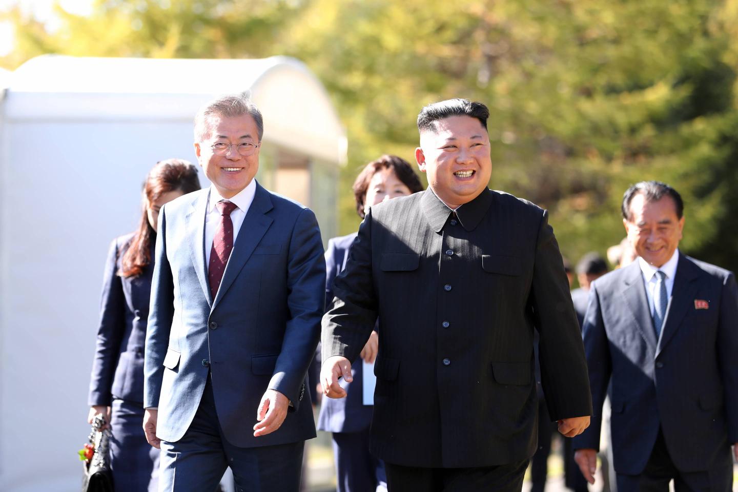 North And South Korean Leaders Meet For Third Summit It Pyonyang