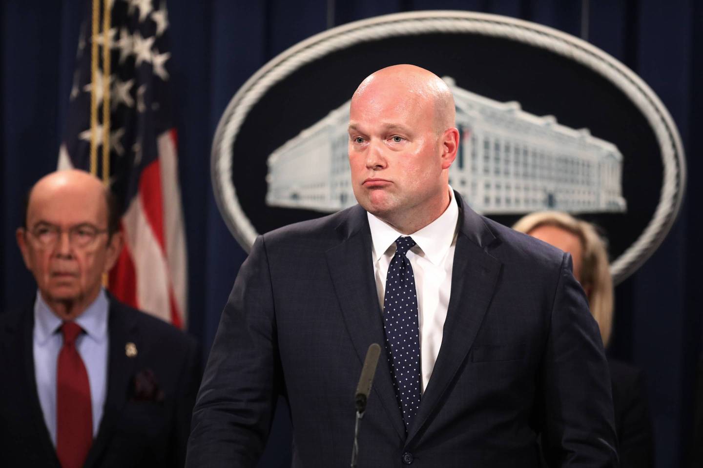 Acting Attorney General Matthew Whitaker Holds News Conference To Announce A Law Enforcement Against China
