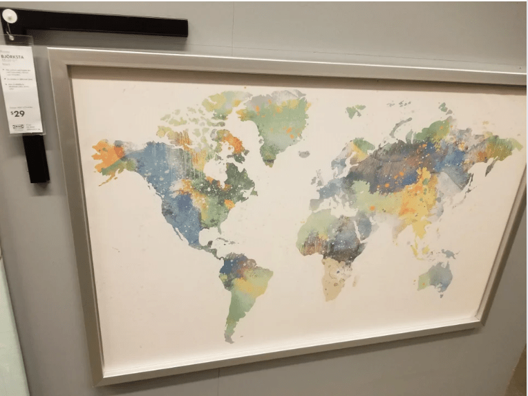 Ikea Is Selling a World Map That Doesn’t Include New Zealand — Again!