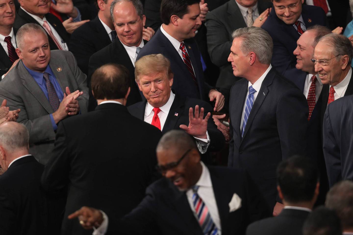 President Trump Delivers State Of The Union Address To Joint Session Of Congress