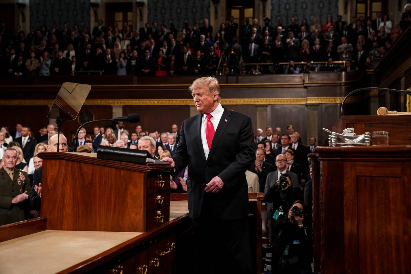 President Trump Delivers State Of The Union Address To Joint Session Of Congress