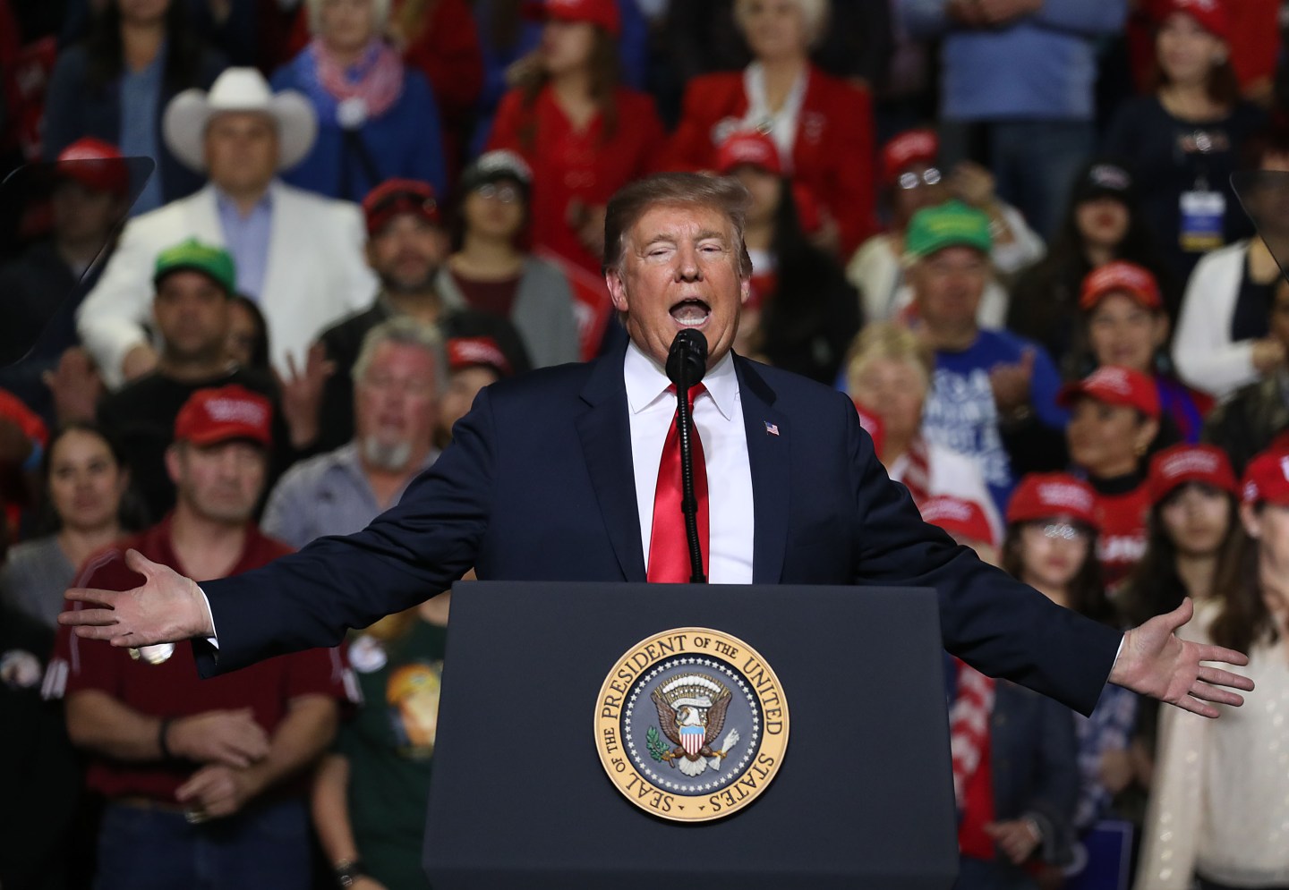 Donald Trump Holds MAGA Rally In El Paso To Discuss Border Security