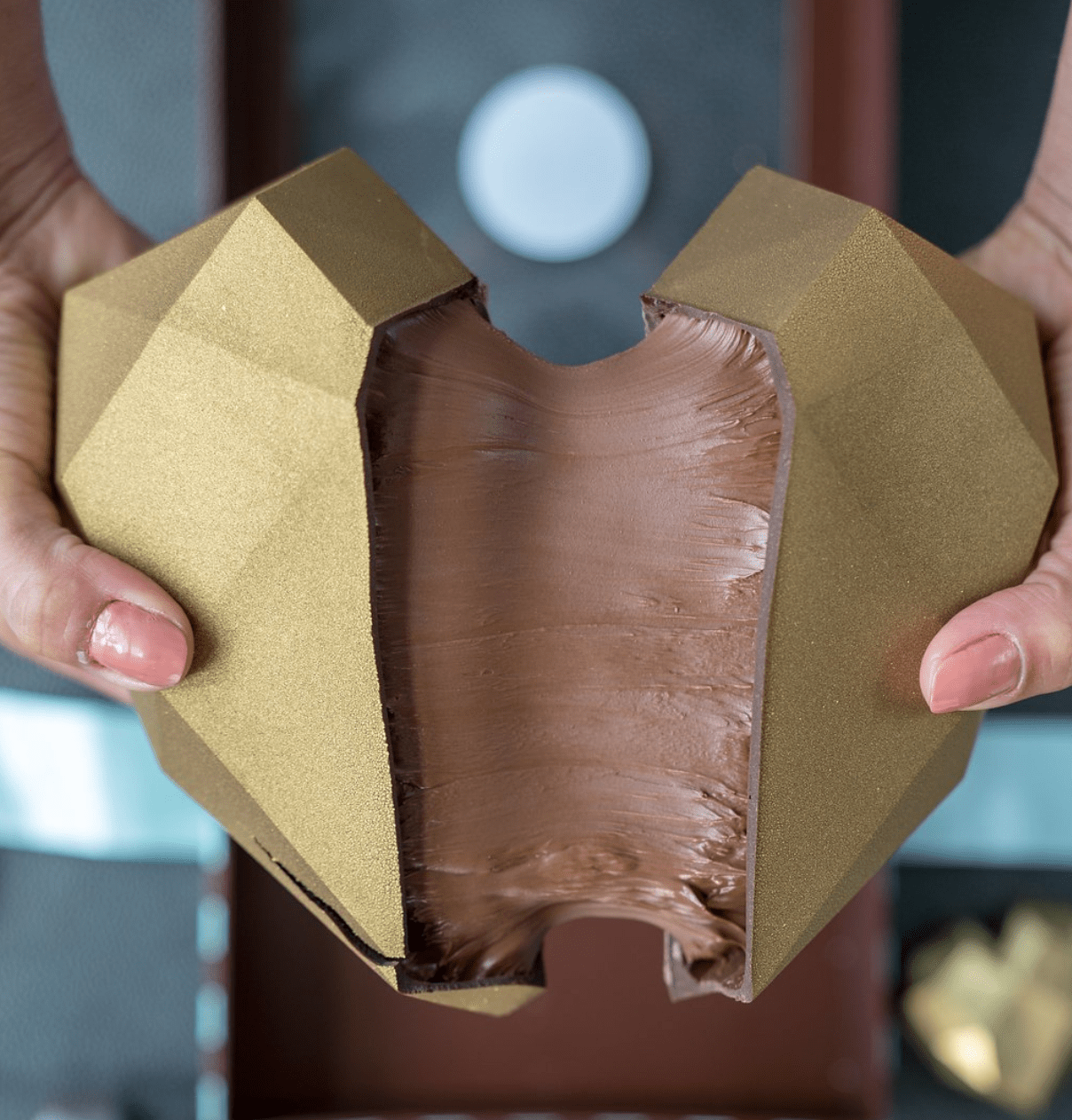 Sweet Corner Bakeshop Golden Nutella Heart