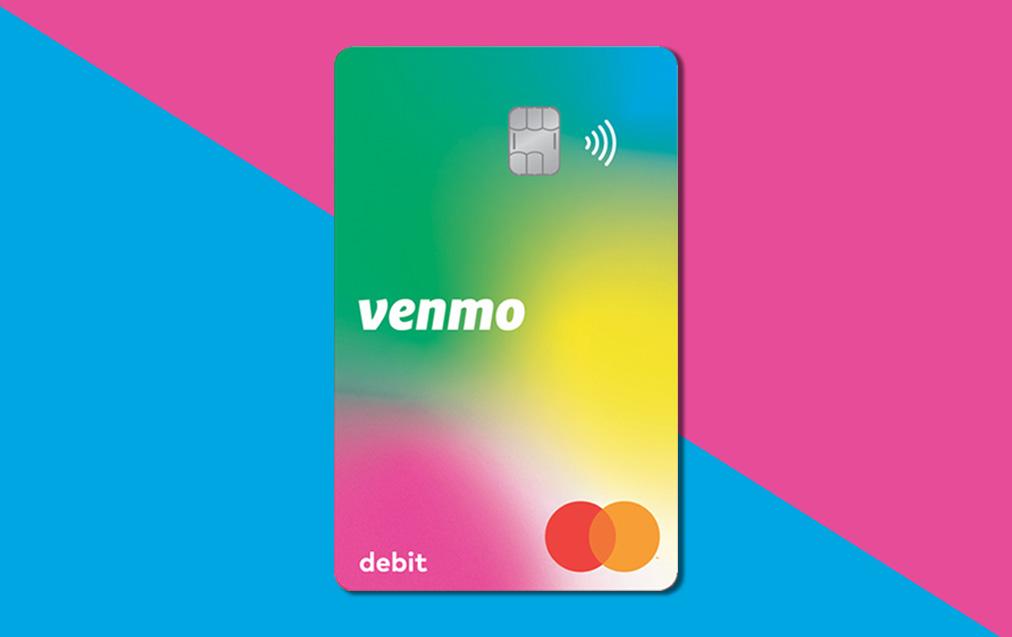 venmo rainbow debit card background