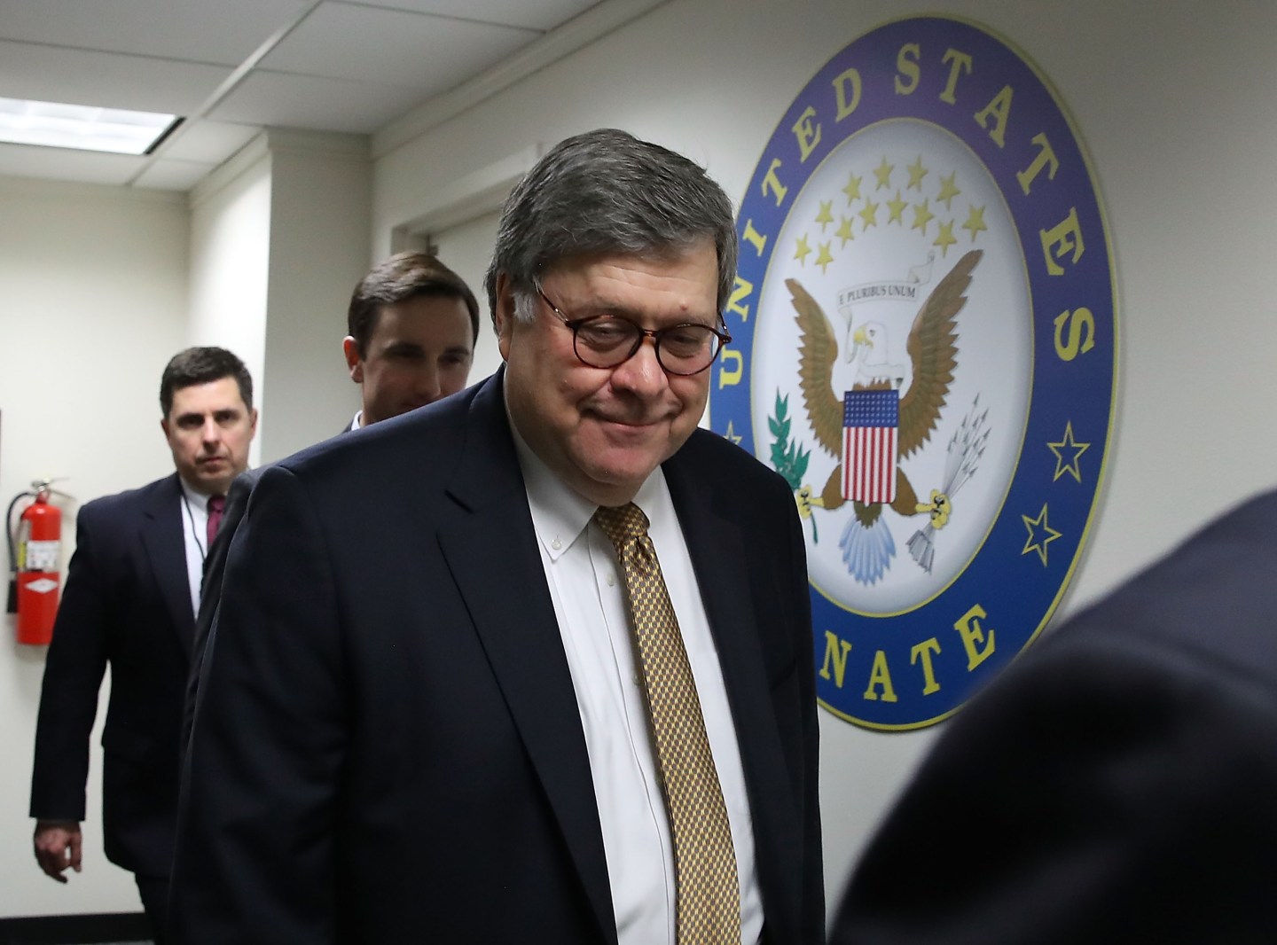 Attorney General Nominee Bill Barr Makes Courtesy Visits To Senators