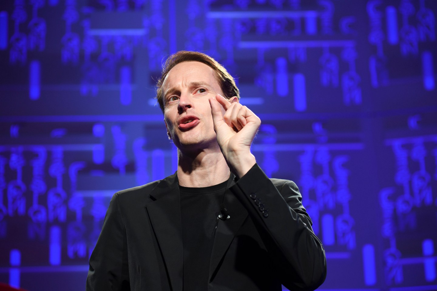Artist Daan Roosegaarde of Studio Roosegaarde at the 2019 Fortune Brainstorm Design conference in Singapore.