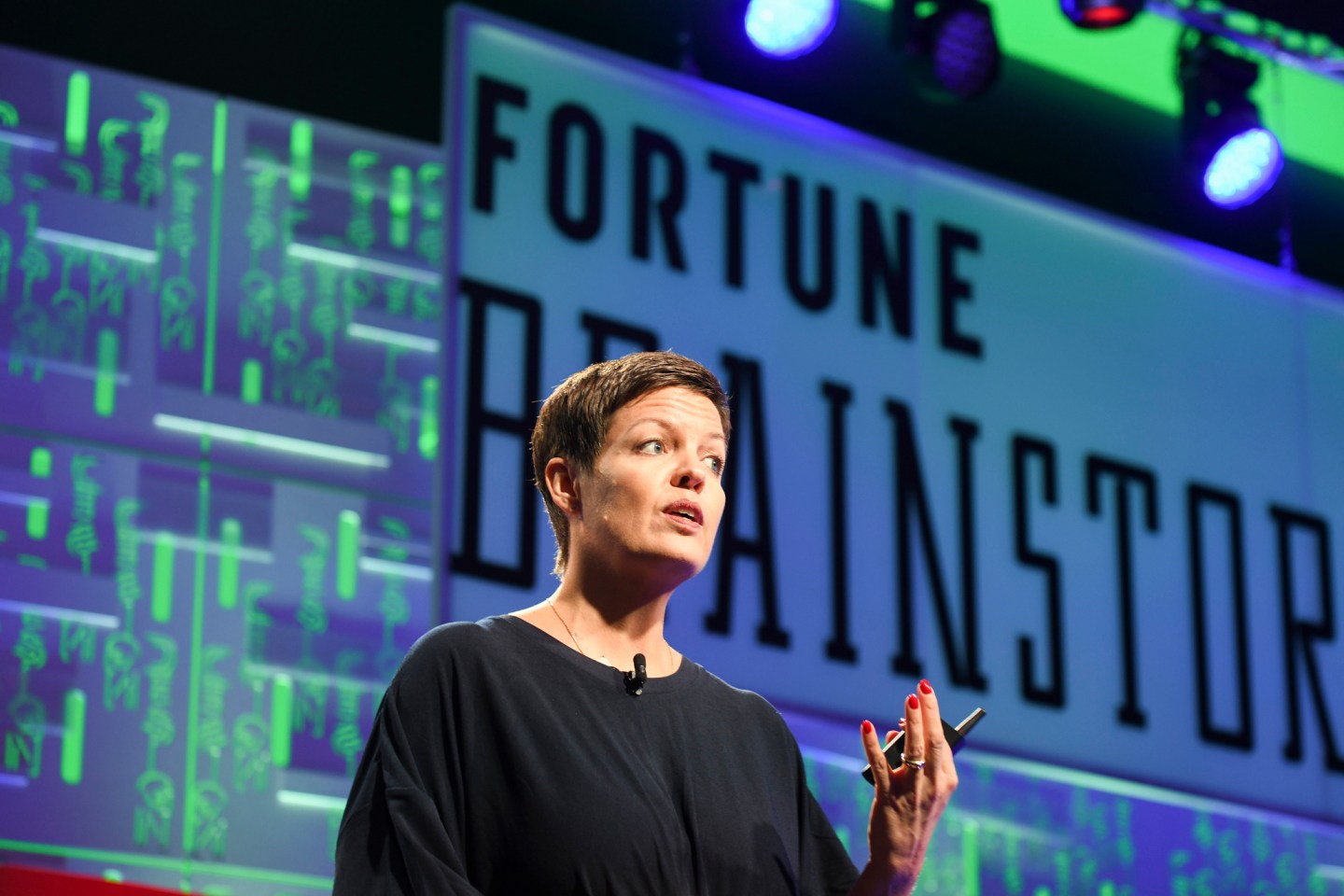 Helle Søholt, founding partner and CEO of Gehl, at the 2019 Coins2Day Brainstorm Design conference in Singapore.