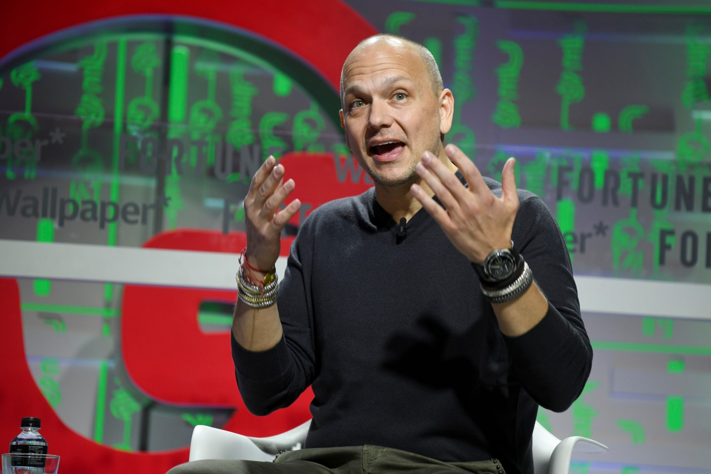 Future Shape principal Tony Fadell speaking at the 2019 Fortune Brainstorm Design conference in Singapore.
