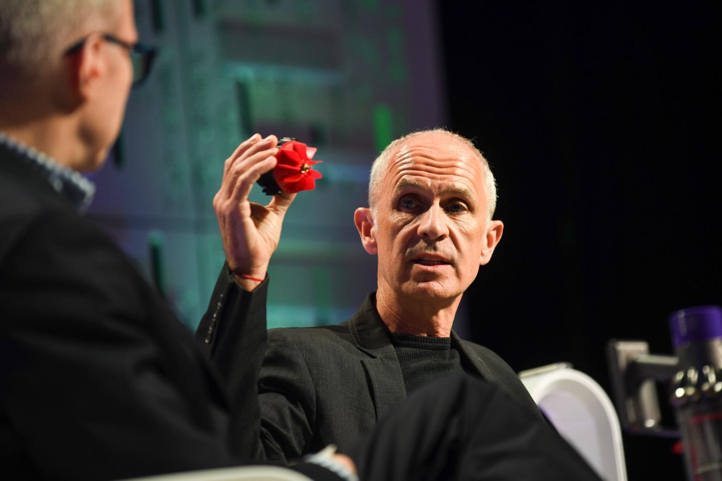 Dyson CEO Jim Rowan speaking at the 2019 Fortune Brainstorm Design conference in Singapore.