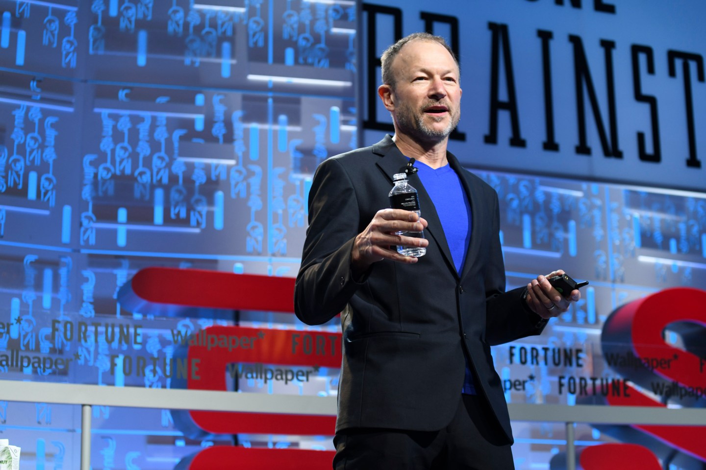 Invisible Design principal Harry West speaking at the 2019 Fortune Brainstorm Design conference in Singapore.