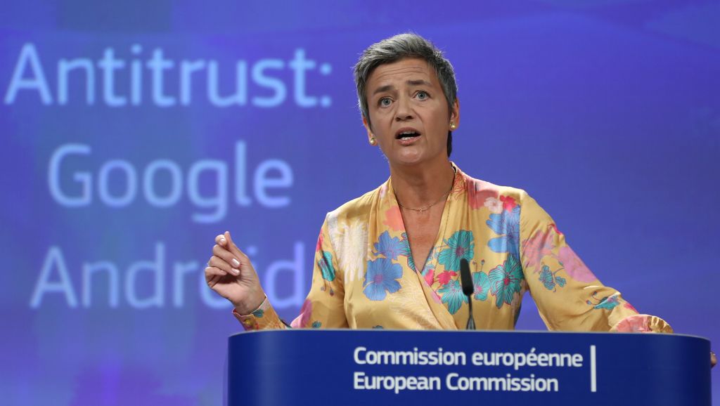 Google fined a record by the EU