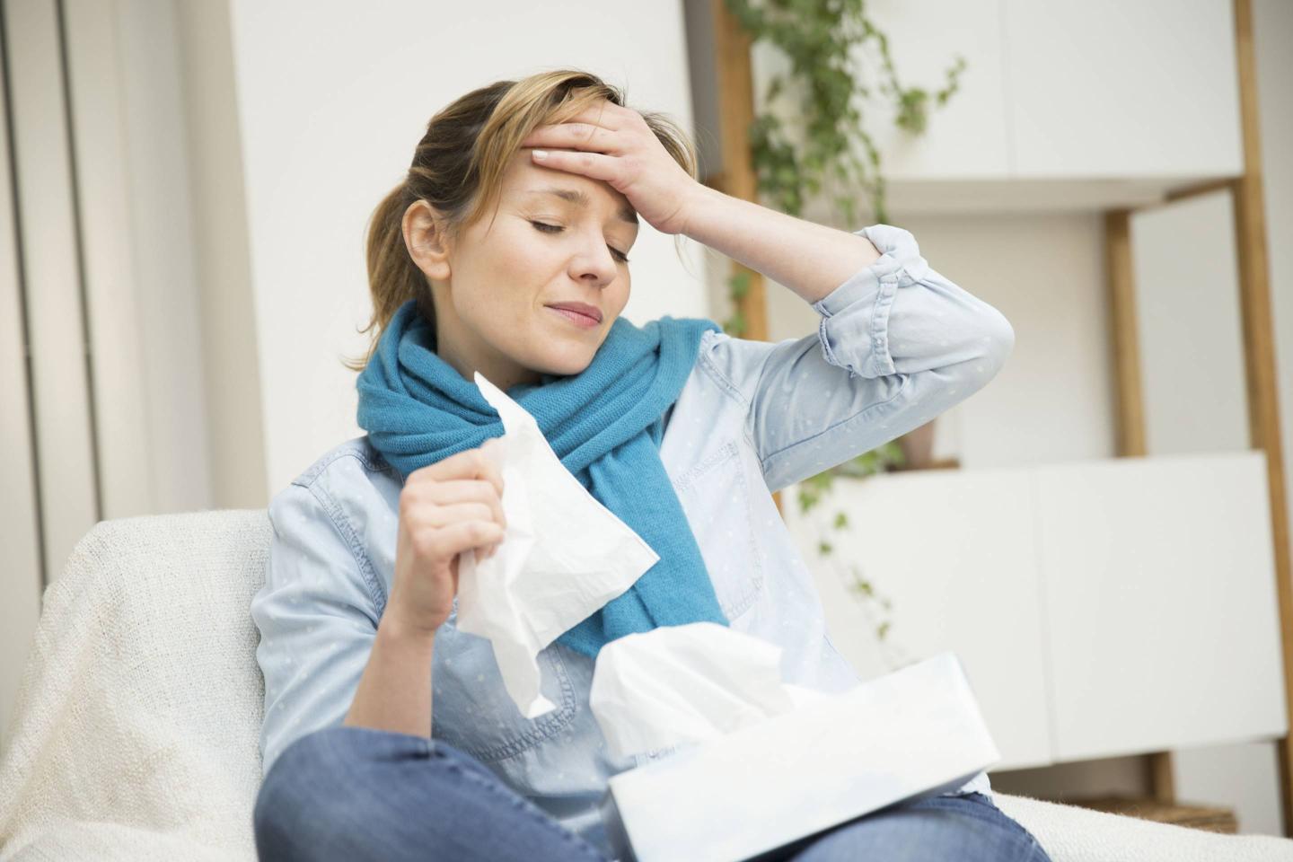 Sick woman