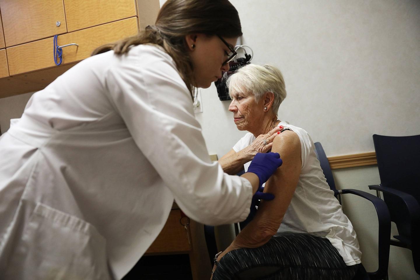 Florida Residents Get Vaccinated Ahead Of Flu Season