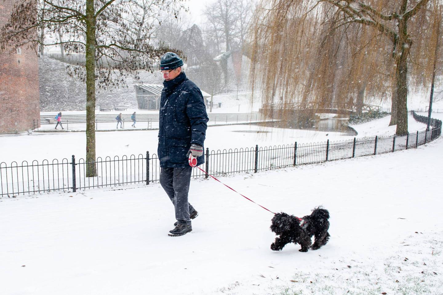The First Big Snowfall Of The Year In The Netherlands