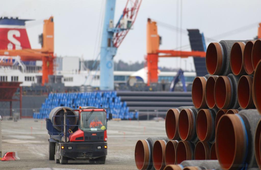 Pipes for the Nord Stream 2 natural gas pipeline