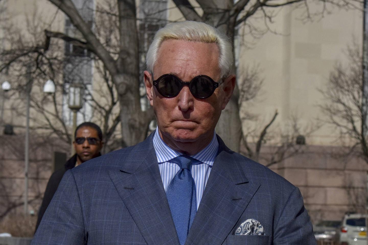 Former Trump Adviser Roger Stone Makes an Appearance for Posting Picture of Judge on Instagram