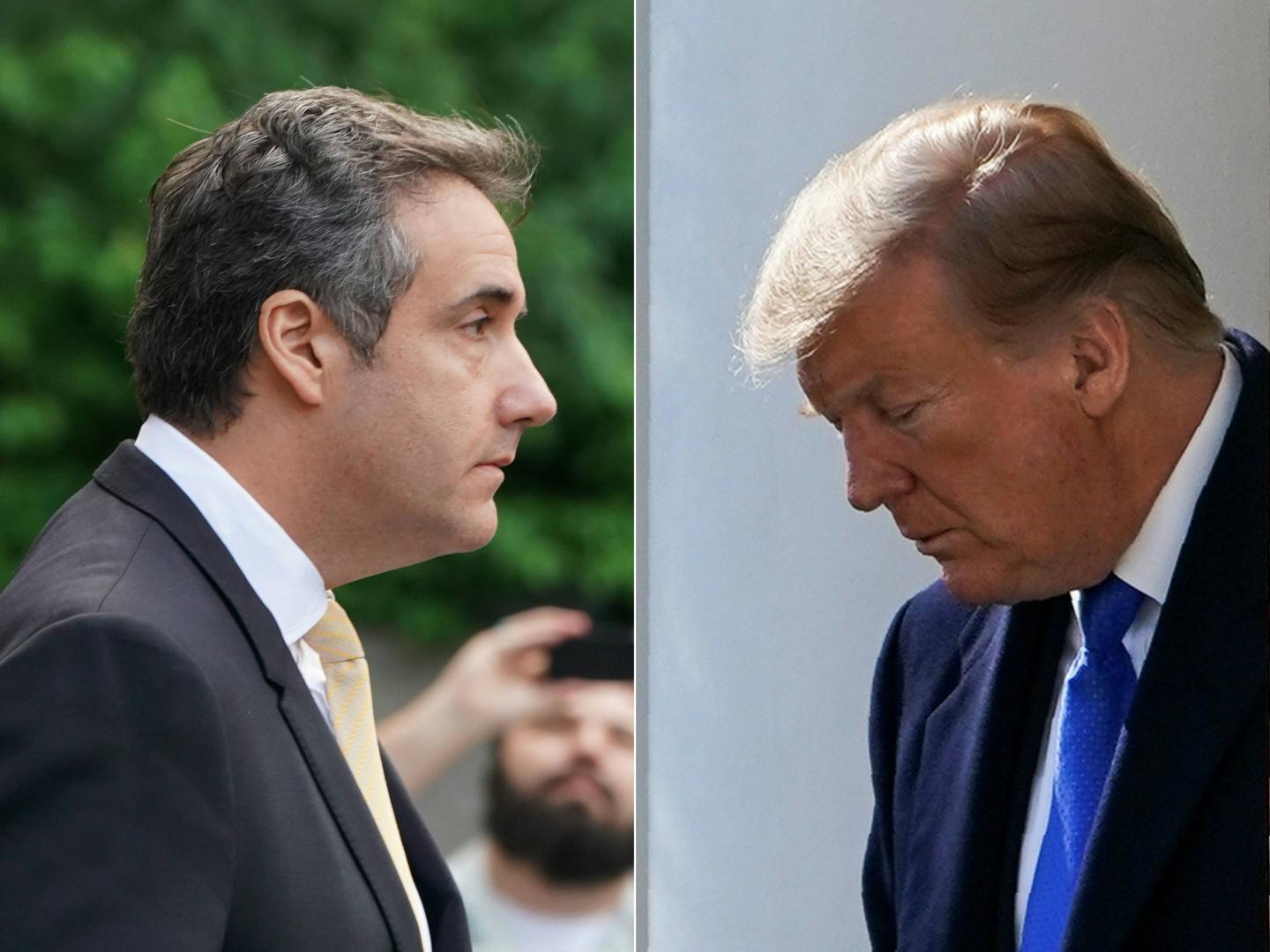COMBO-US-POLITICS-JUSTICE-TRUMP-COHEN