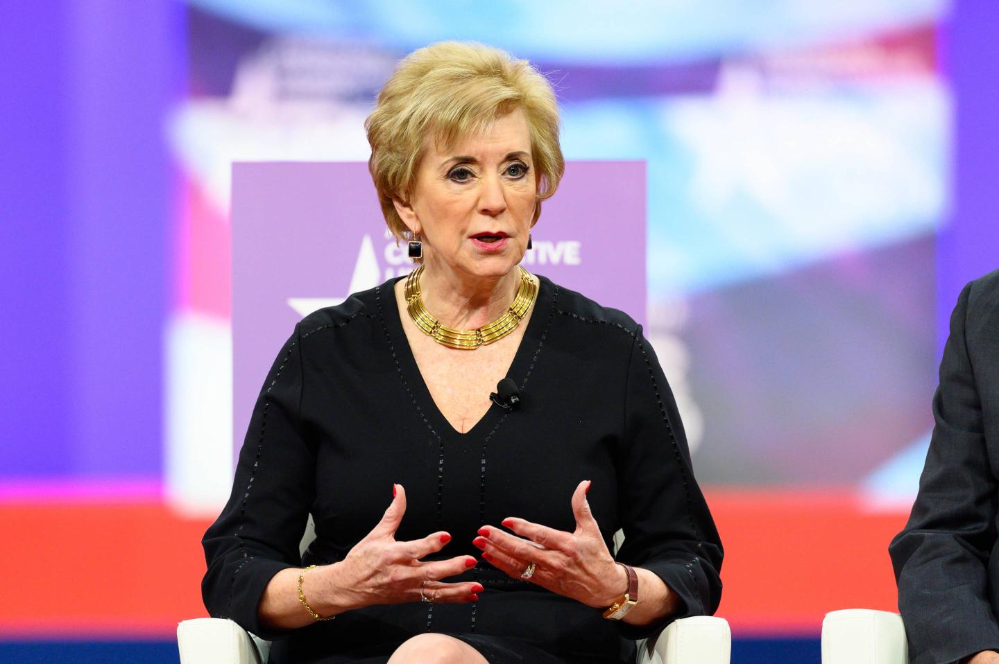 Linda McMahon, Administrator of the Small Business