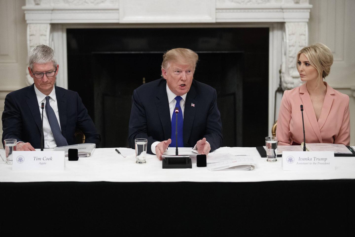 President Trump Participates In American Workforce Policy Advisory Board Meeting At The White House