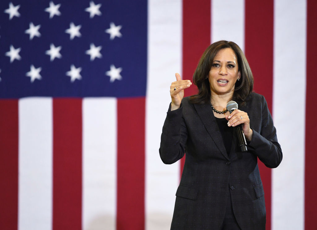 Democratic Presidential Candidate Sen. Kamala Harris Attends Campaign Events In Las Vegas