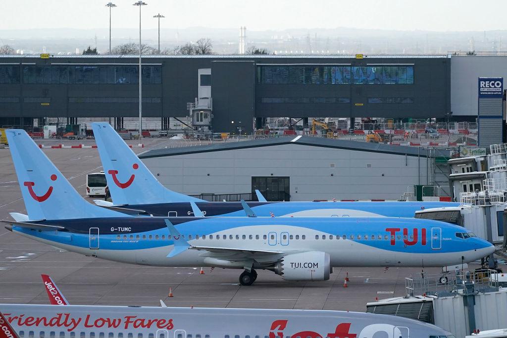 Boeing 737 Max 8 Parked After UK Civil Aviation Authority Instructed Grounding The Aircraft Following The Ethiopian Crash