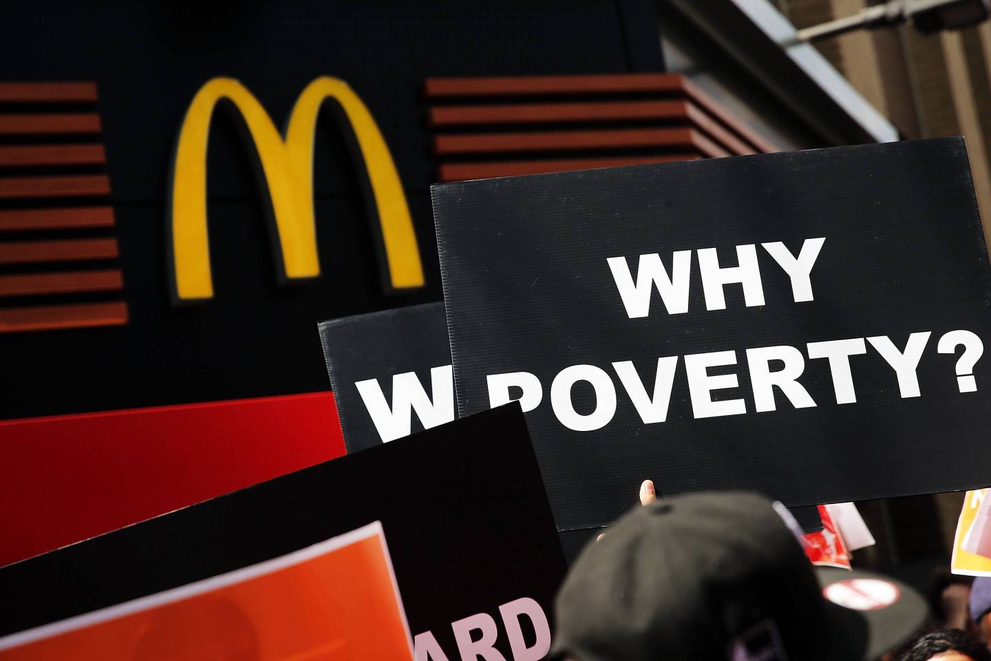 Fast Food Workers Stage Nationwide Protests For Higher Wages
