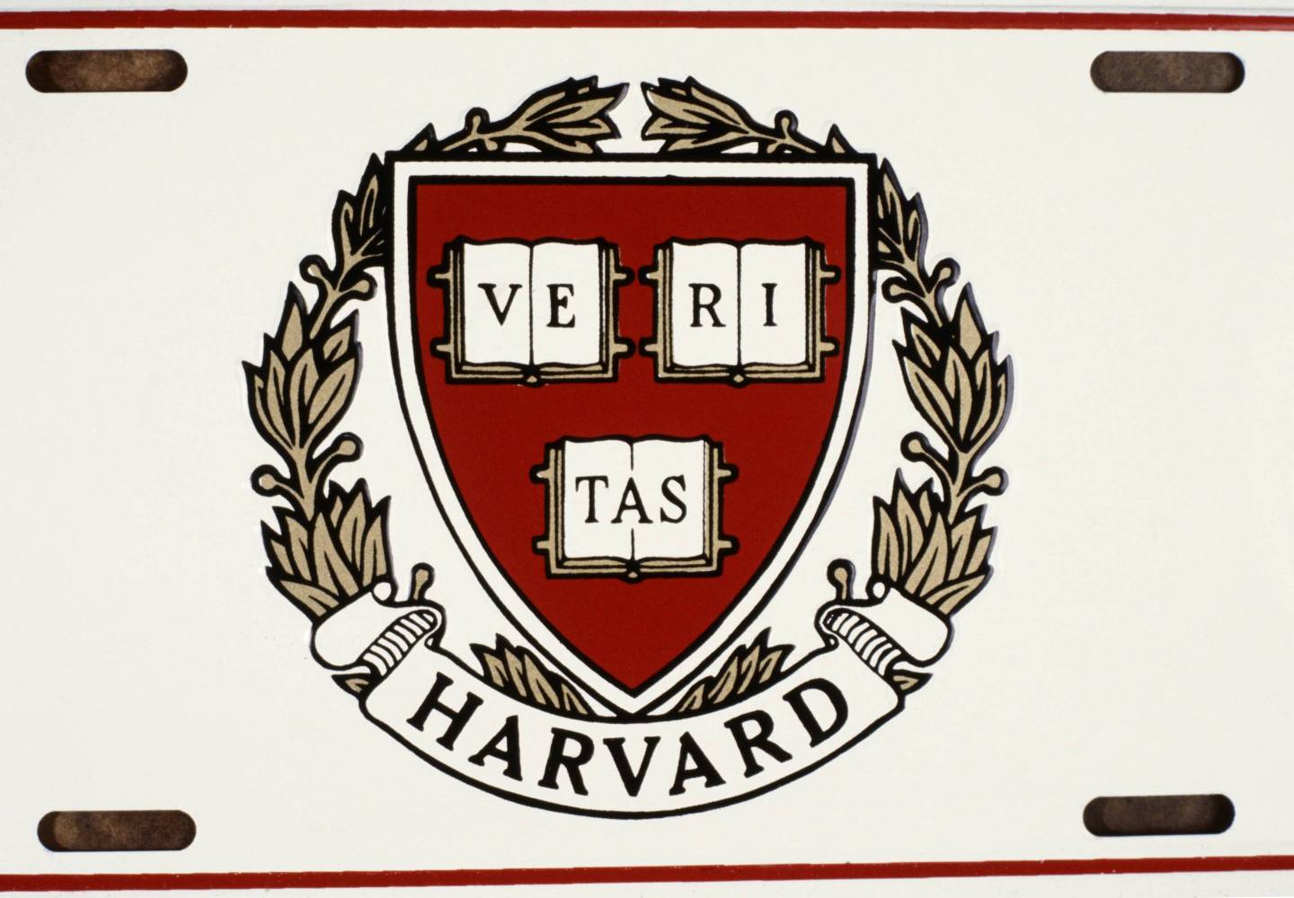 Display of Harvard University Emblem